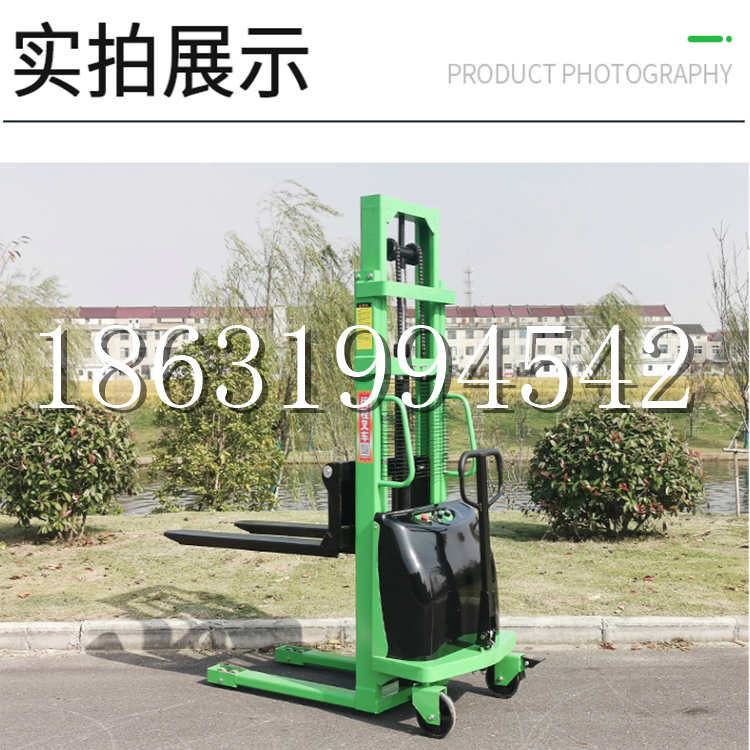 银州区电动叉车堆高车液压铲车电瓶1吨2吨站驾步行式小型全自动叉车